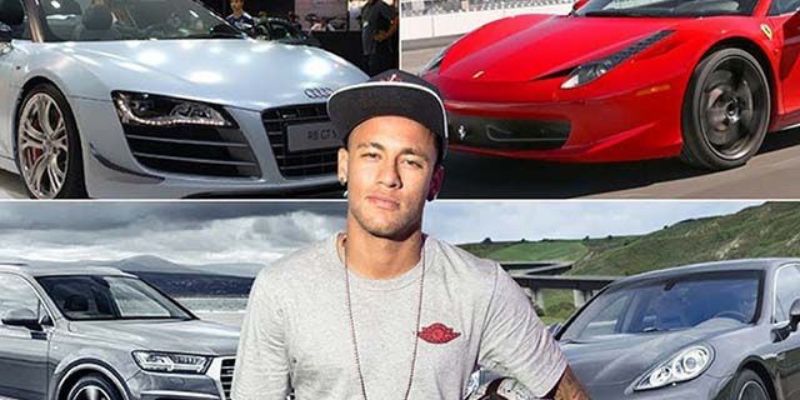 Xe hơi là tài sản được Neymar rất yêu thích